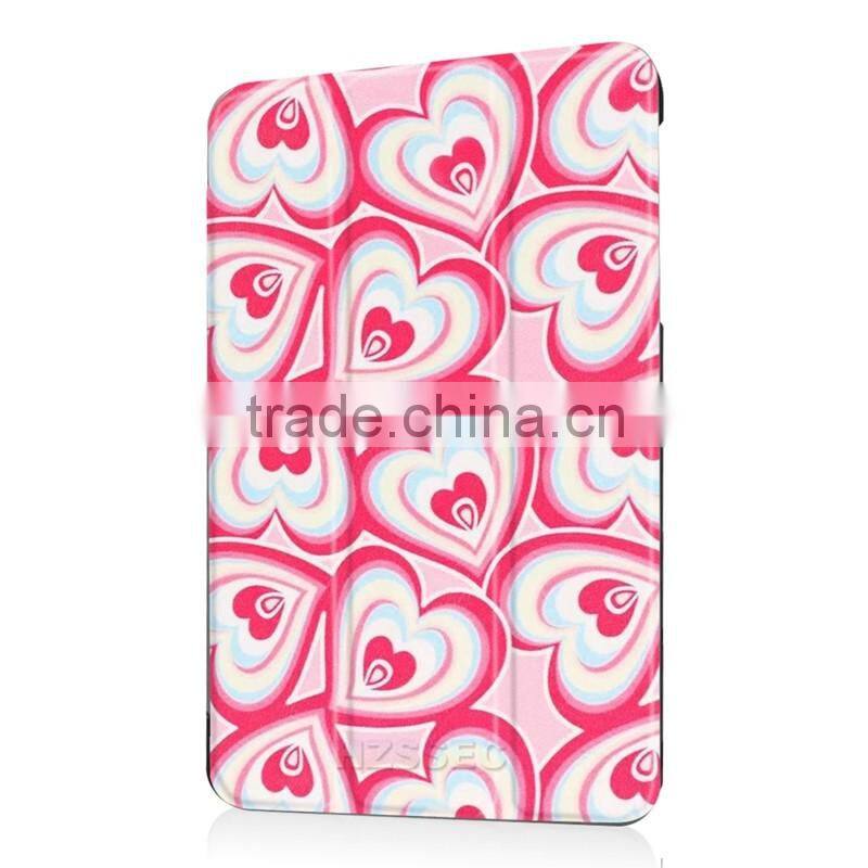 2016 new arrival with pattern printing tablet cover case for Samsung Tab E8.0