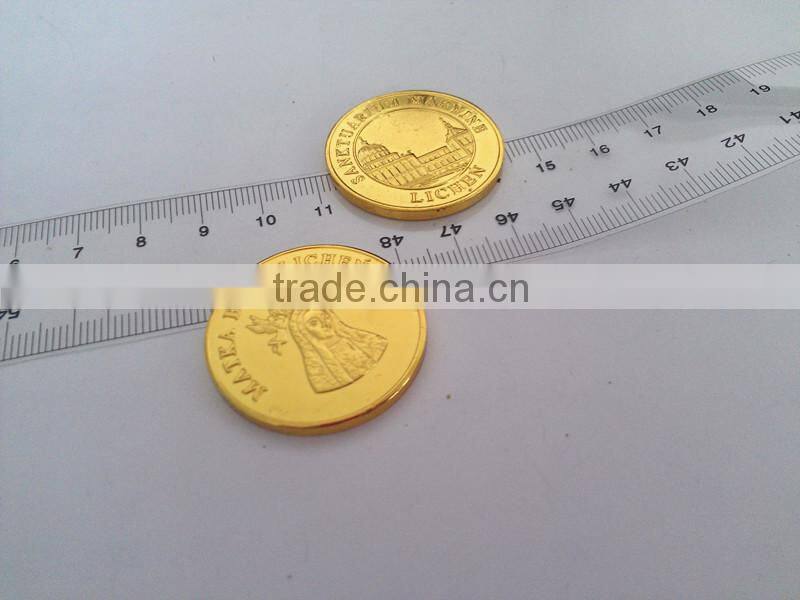 2016 Metal Custom Souvenir Gold Coin