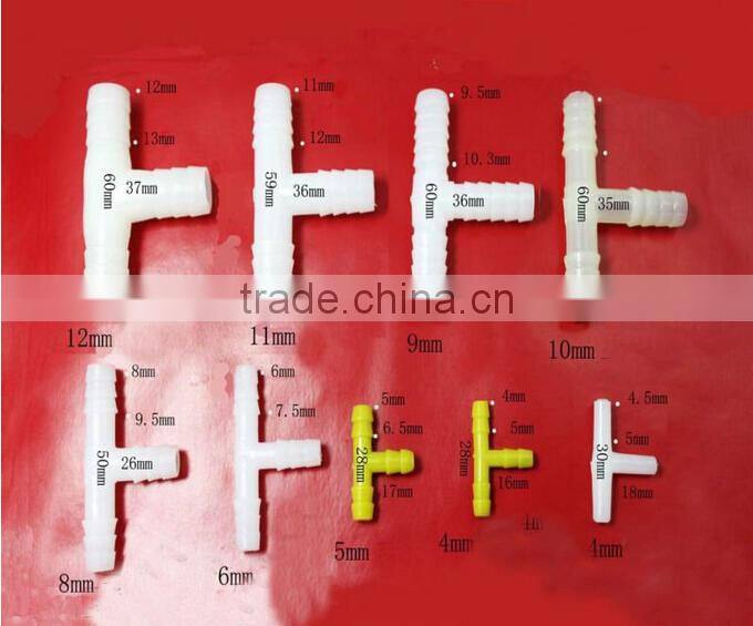5/16" plasitc pipe fitting, pipe connectors,Y connector