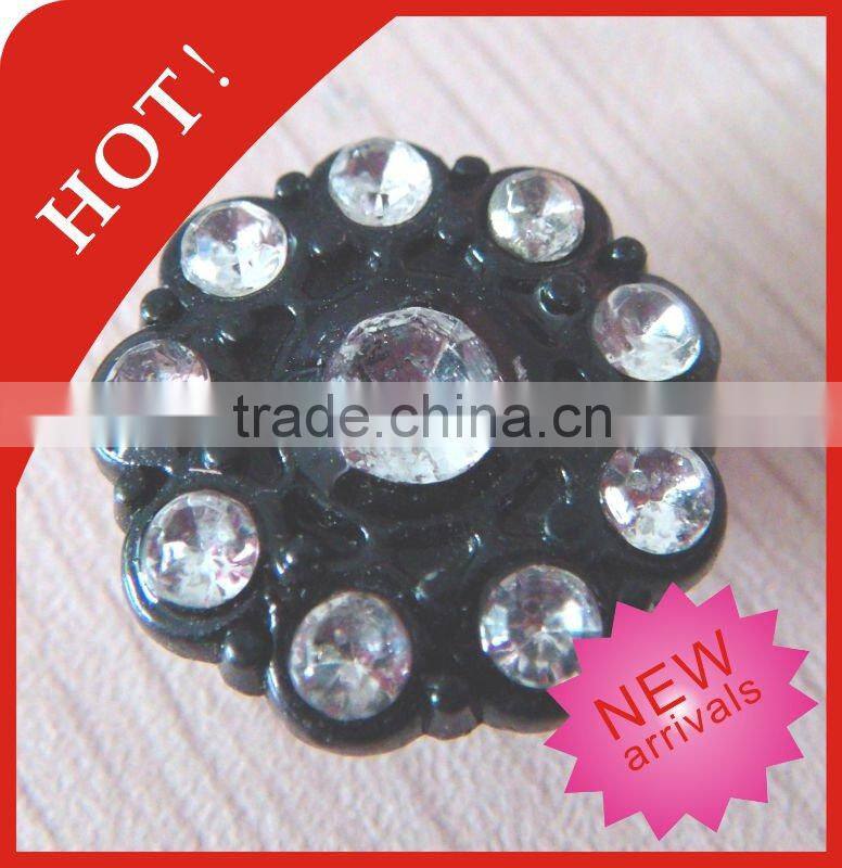 alloy crstal a stone button