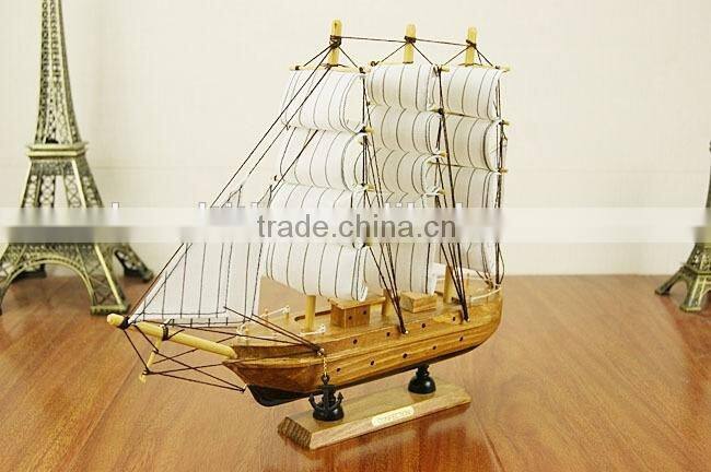 wooden ship model
