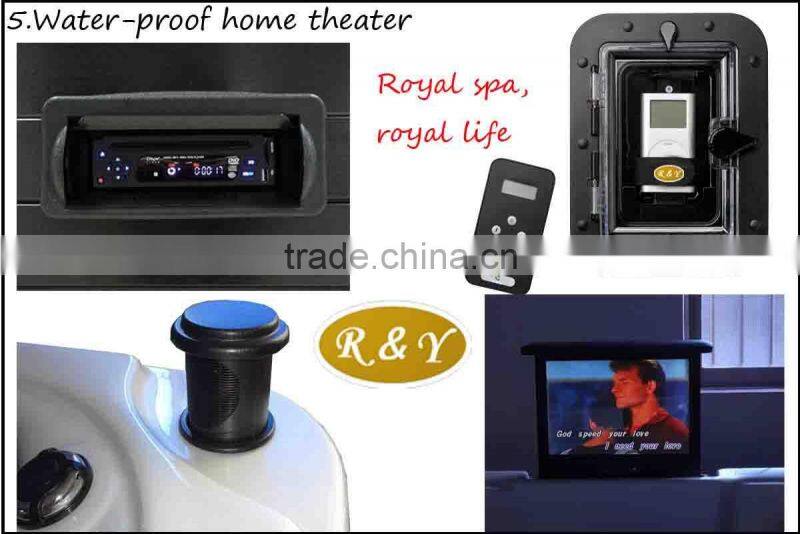 Home use 7 persons outdoor spa with whirlpool