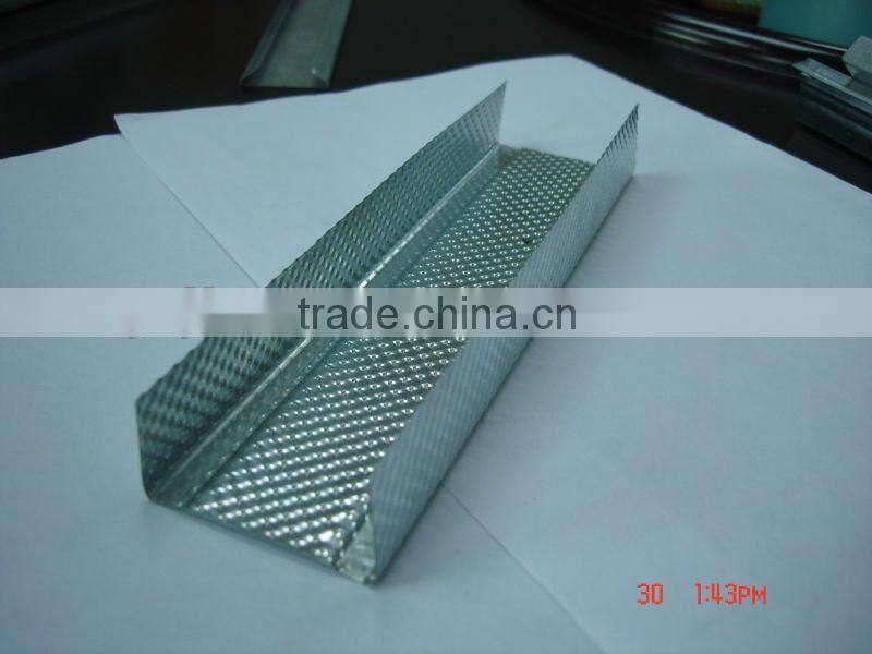 galvanized Accessory stud track ceiling wall partition
