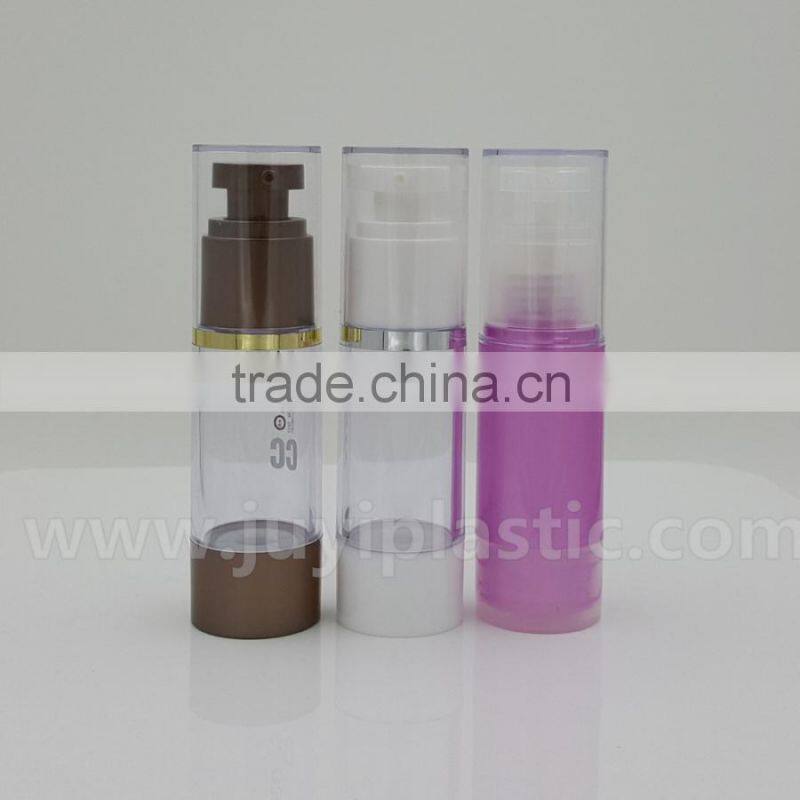 airless cosmetic 5ml 10ml 15ml 20ml 30ml airless pump bottle