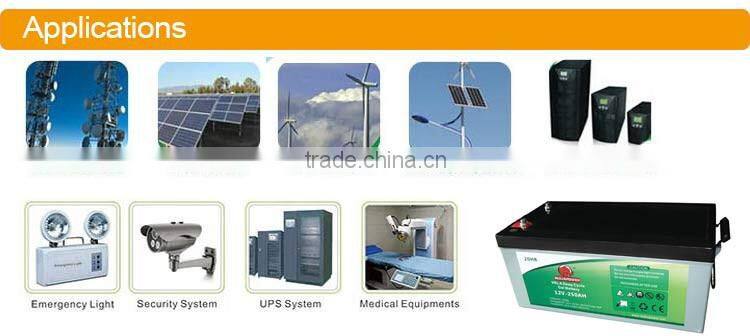 long life agm vrla ups Solar Power Storage solar gel Battery 12V 200AH