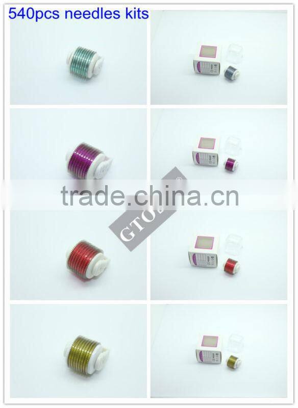 2013 Vibration derma roller 540 titanium alloy Vibration derma roller 540 titanium alloy needles /Bio derma roller machine