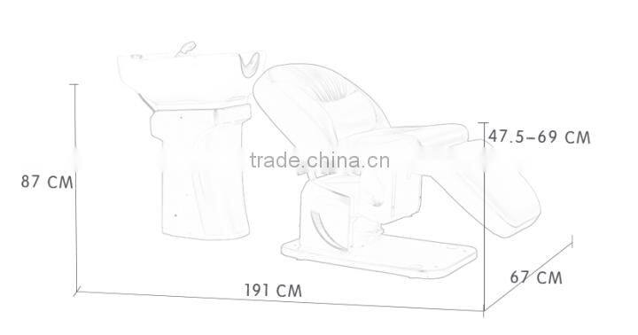 High-tech good quality electric shampoo chair for salon