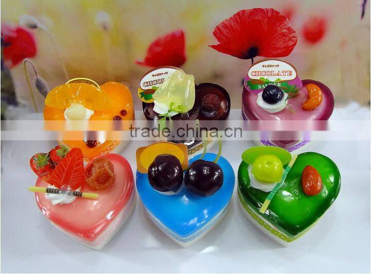 Fake 6 exquisite mousse cake for birthday party decoration/Fridge magnet produts