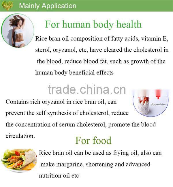 Rice bran oil physical cold pressed care for health
