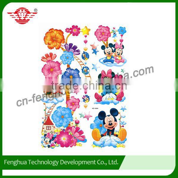Duarable custom design indoor wall sticker