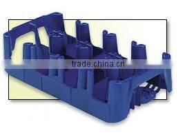 Black Color 2 Liter Plastic Recyclable Bottle Crate for Sale