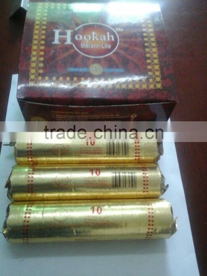 hotsale 40mm round charcoal for hookah