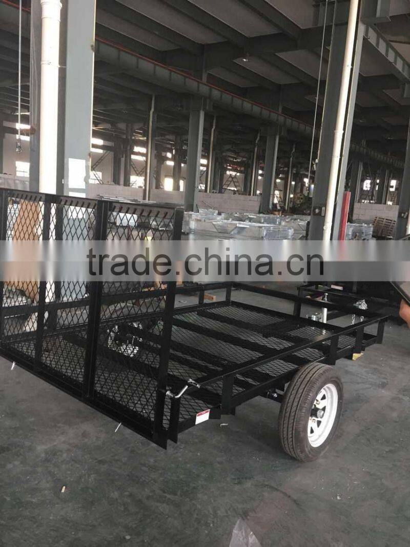 10x5 high quality power coated Landscape ATV trailers for sales