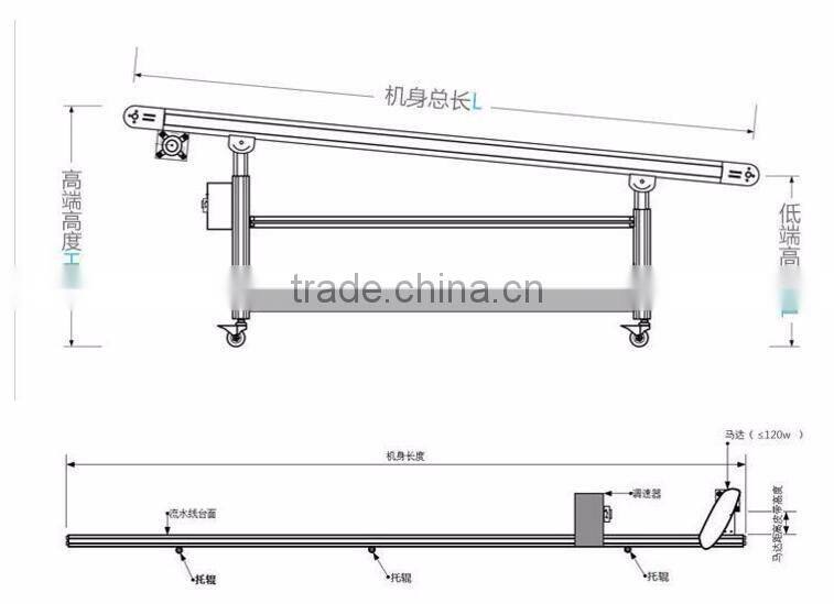 Automatic mobile conveyor belt for sale