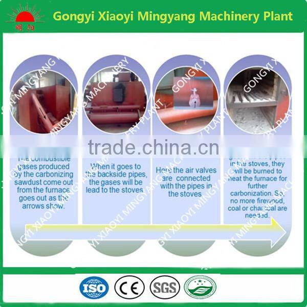 Factory direct good quaity Sawdust Carbonization Furnace /Wood sawdust carbonizing stoves 008618937187735