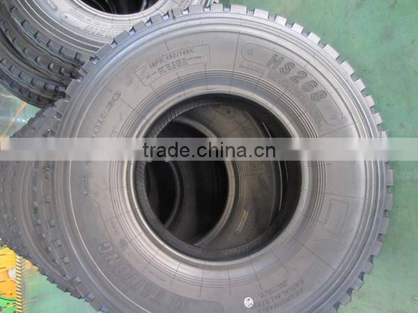 DOT Standard Guaranteed Radial Tire HS268 for truck with wholesale price and good quality