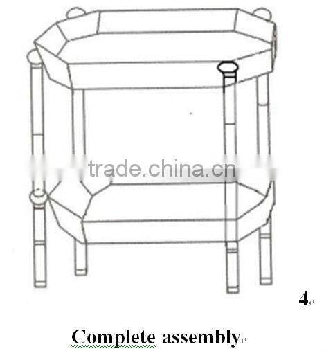 Removable Wooden Folding Tray Table