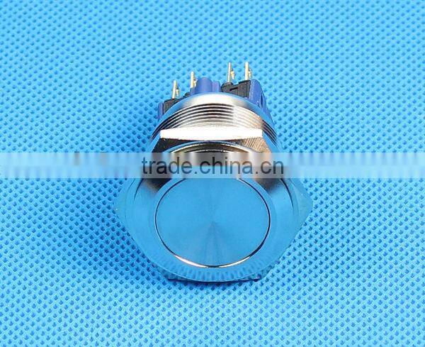 22mm latching stainless steel electric switches