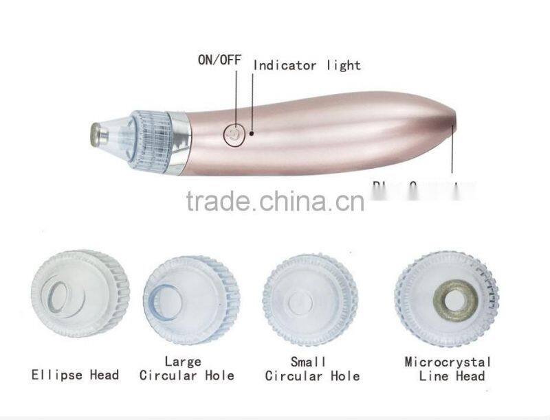 2017 Hot Sale Portable Blackhead Removal Tool Dead Skin Acne Vacuum Blackhead Remover Pore Cleansing Skin Peeling Beauty Machine