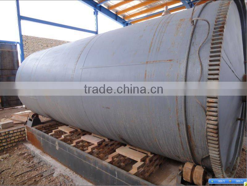 DAYI Hot-selling Waste Rubber/Plastic/Tyre To Oil Energy Recycling Pyrolysis Machine 12Ton Capacity