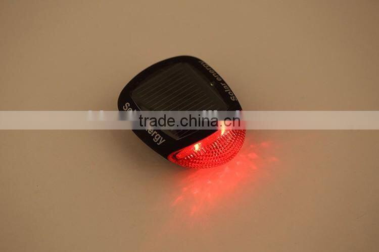 solar energy led bicycle light front tail light bicycle light led rear light warning bicycle light