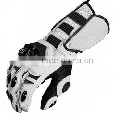 Leather high quality attractive price mens motorcycle hand gloves