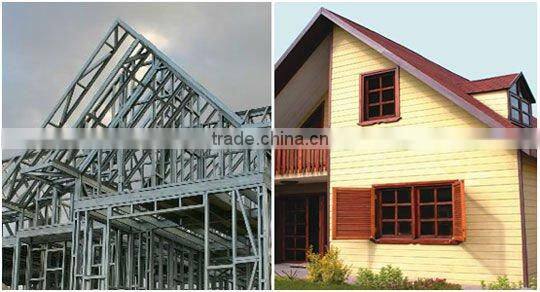 prefab steel house villa/cottage
