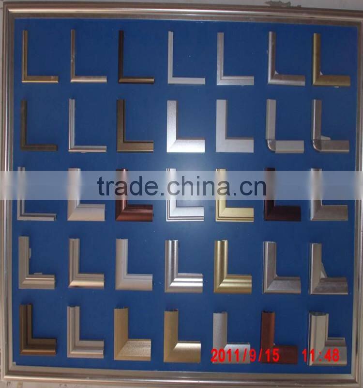 Anodized colored custom aluminum profiles for poster