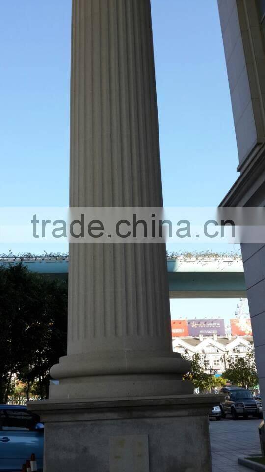 Natual granite ledge stone column