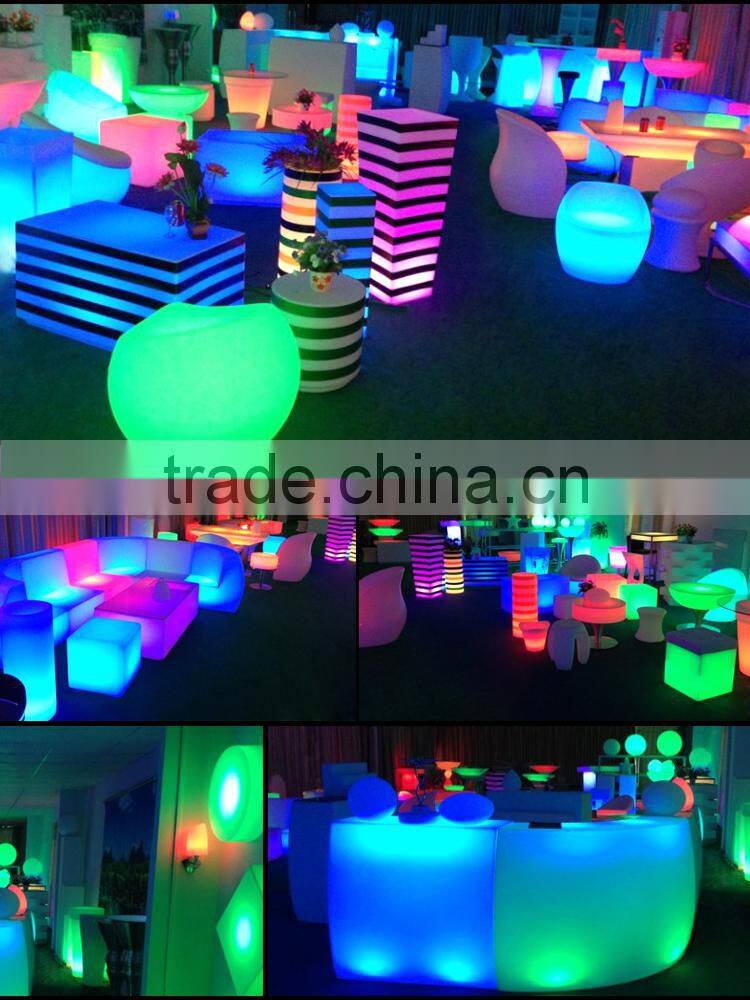 Color changing rechargeable LED Chair