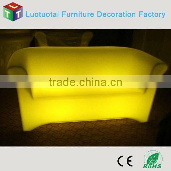 modern furniture couches with RGB led light