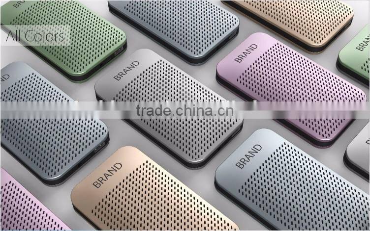 Newest 2 in 1 ultra thin portable bluetooth speaker power bank 5000mah