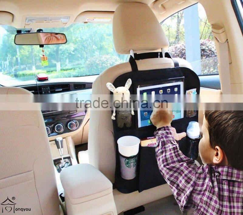 Kids back seat organizer car organizer bag Ipad hanging bag