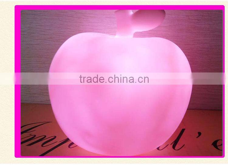 2017 hot sales LED lighting elegant apple fruits night light Decorative lamp