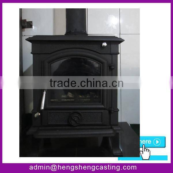 Alibaba china hot sale indoor antique cast iron wood stove