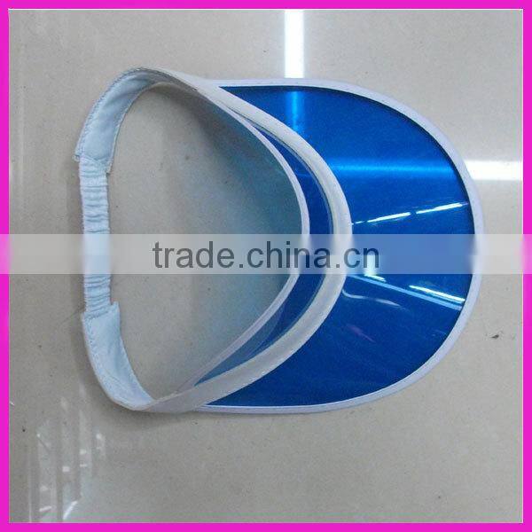 pink pvc sun visor cap for promotion