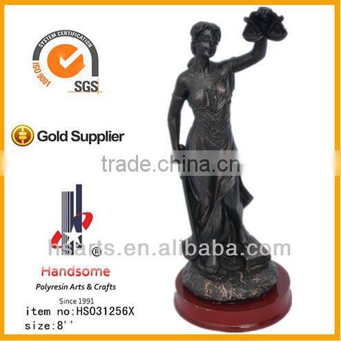 Bronze Blind resin Lady Justice Statues