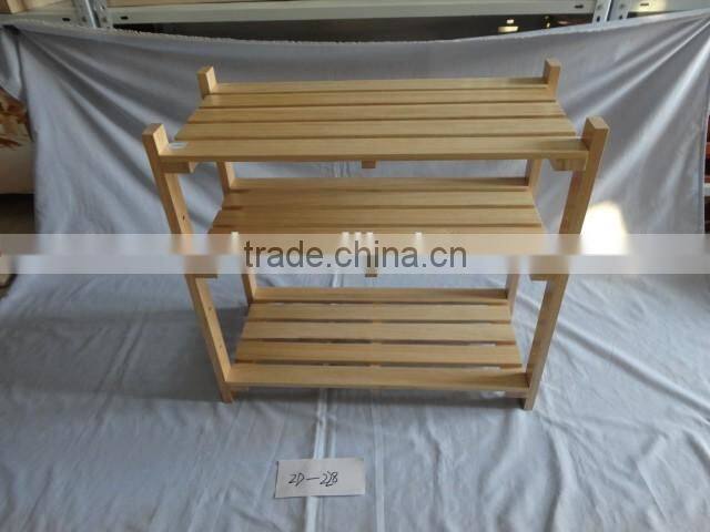 Wooden kitchen shelf