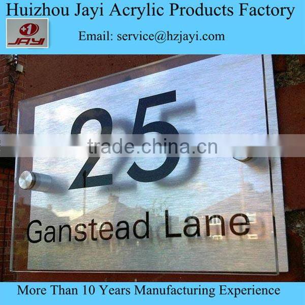 Elegant Business Cherry Blossom Green acrylic desk plaque and name plate