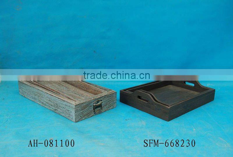 Wooden wine rack for home or bar