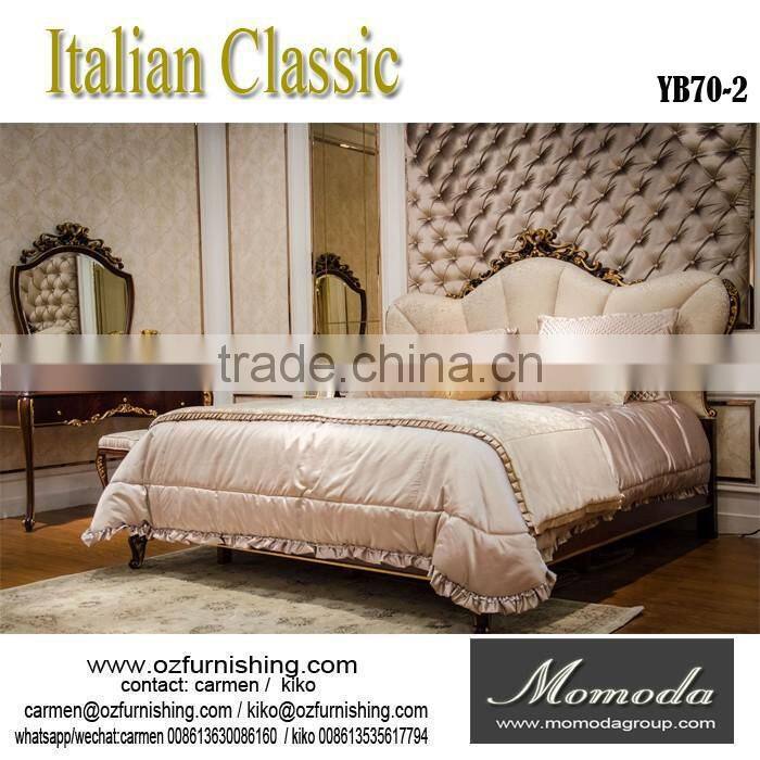 YB70-2 luxury royal furniture Italian furniture made in china hand carved writing desk-