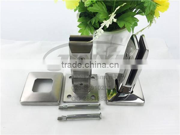 JINXIN stainless steel square core drill glass spigot for pool fence