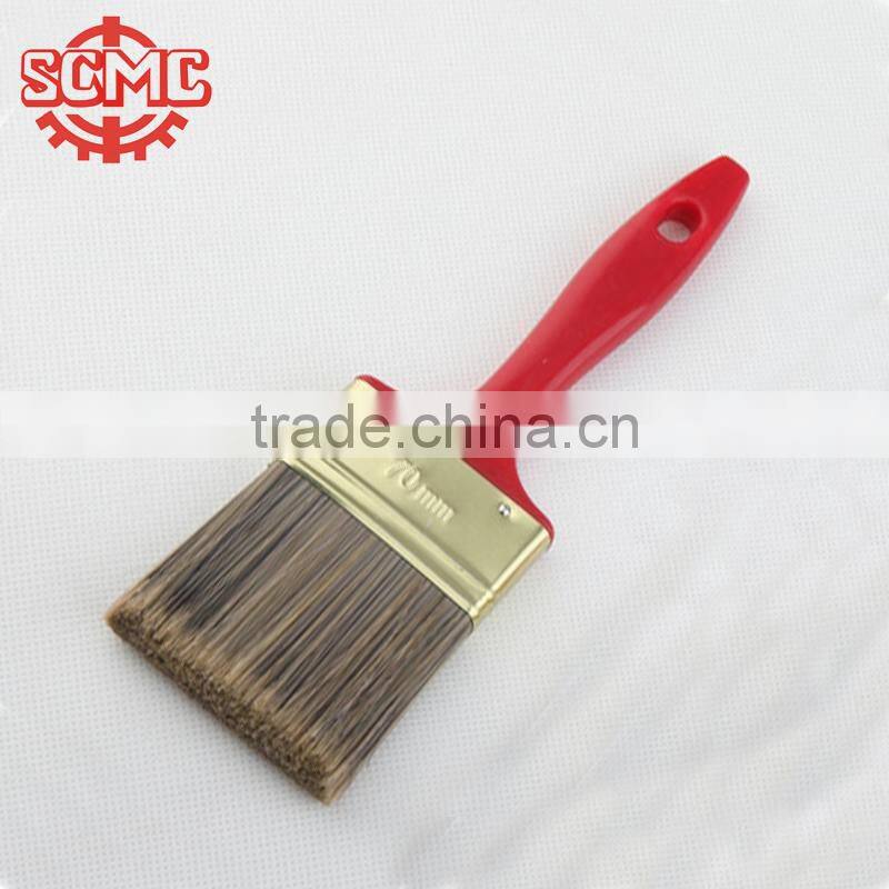 plastic handle copper coated mixed bristle paint brush