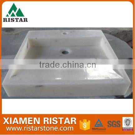 Cheap square white marble stone bathroom basins and stone sinks RST-SB021