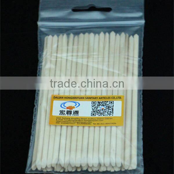 Nail art manicure different size wooden orange sticks