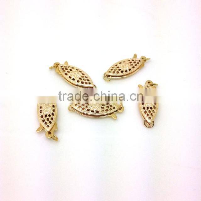 8*16 mm 14k yellow gold necklace jewelry findings