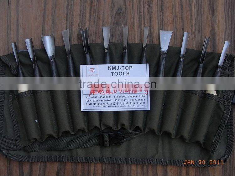 12pcWood Graved Chisel/ Wood Turning Tools