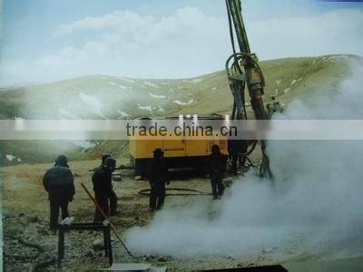 Portable diesel engine screw air compressor for industry