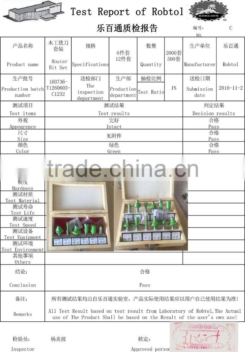 Wood Router Bit Set 12pcs Kit Shank 12mm Tungsten Carbide for Woodworking CNC Carved Engraving milling cutter