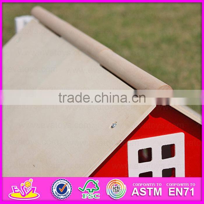 Funny girl play set wooden wooden barn toy best design kids wooden barn toy W06A105-S